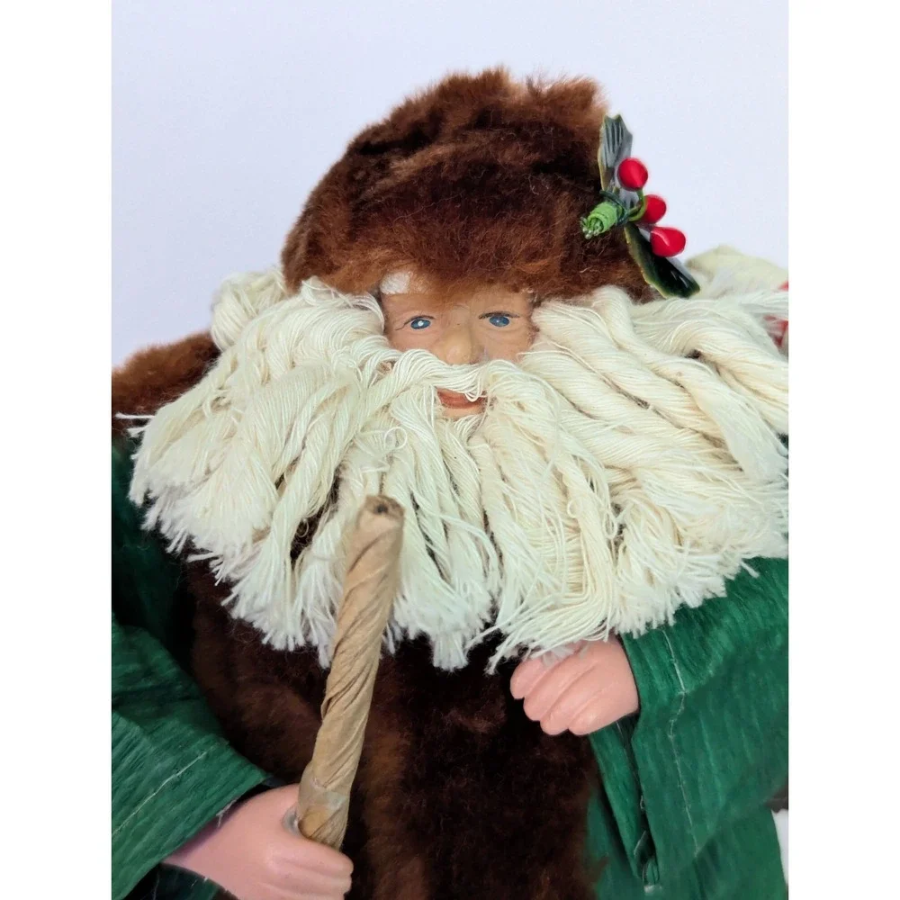 Vtg Old World Santa Claus 9
